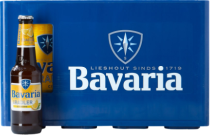 Bavaria Radler krat met 24 flesjes van 30cl